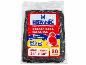Bolsa Negra 24×30 — 20 unidades